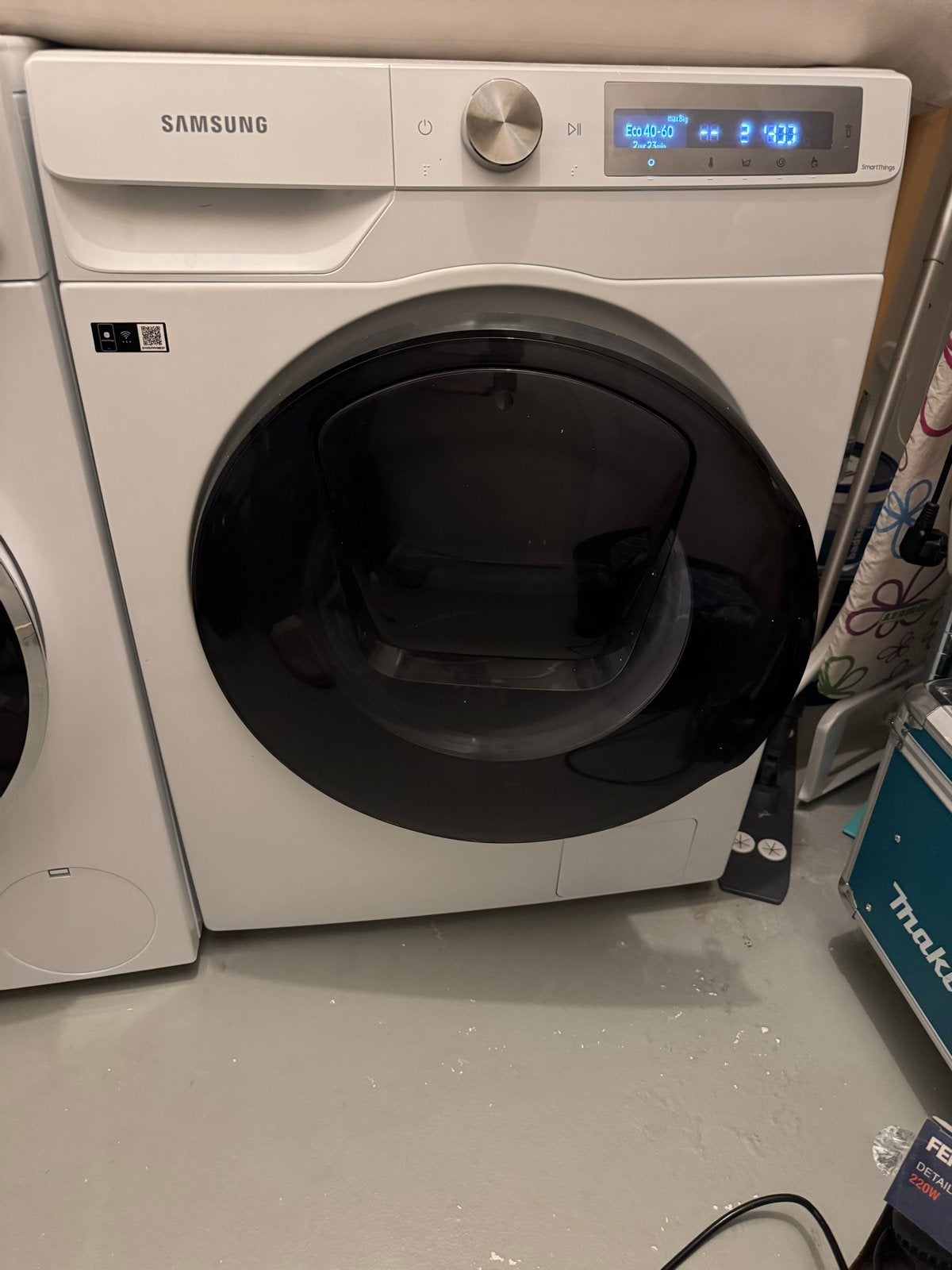 Samsung Wasdroogcombinatie, 6 tot 8 kg, Ophalen, Gebruikt, 85 tot 90 cm
