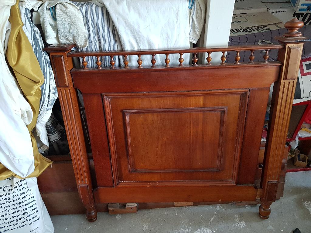 Antiek kinderbed. Opknapper, Ophalen, Gebruikt, 180 cm of meer, 85 tot 100 cm