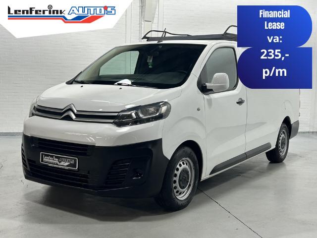Citroen Jumpy 2.0 BlueHDI 120 pk XL L3 Navi, Imperiaal met T, Voorwielaandrijving, Navigatiesysteem, Stof, Gebruikt
