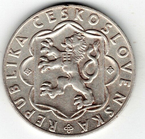26-1834 Czechoslovakije 10 krone 1954, Ophalen of Verzenden, Overige landen, Losse munt, Zilver