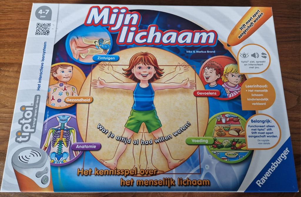 Tiptoi 'Mijn Lichaam' - Compleet en Zo Goed als Nieuw, Kinderen en Baby's, Speelgoed | Educatief en Creatief, Ophalen of Verzenden