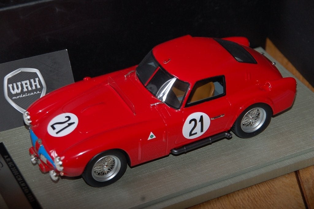 1:18 Alfa Romeo 6C Lemans 1953 #21 Tecno resin WRH, Verzenden, Gebruikt, Auto, Overige merken
