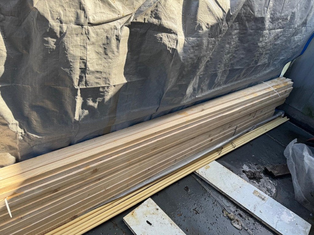 Geschaafd vuren 25x42x4800. 42st, Ophalen, 25 tot 50 mm, Overige typen, Nieuw
