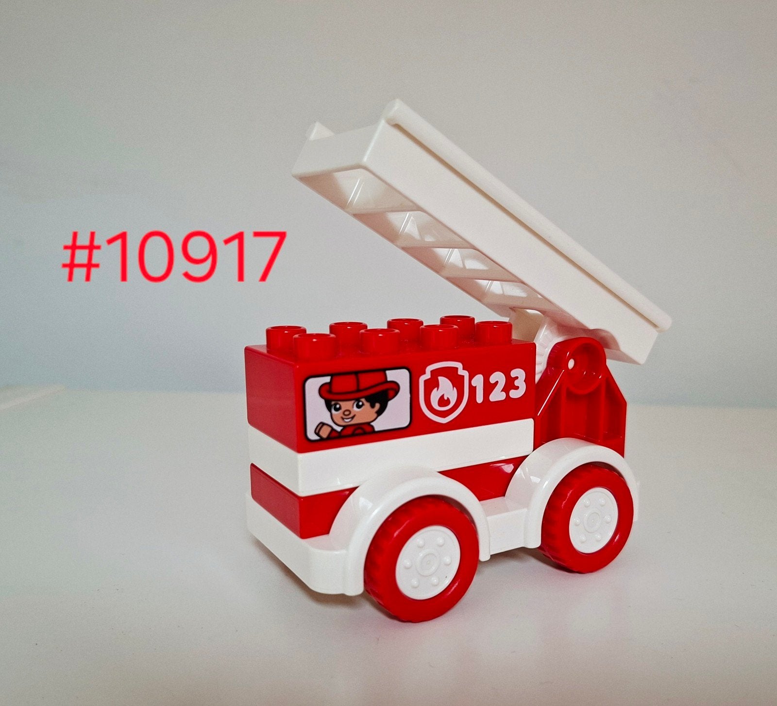Duplo Brandweerwagen #10917, Ophalen of Verzenden, Zo goed als nieuw, Duplo, Complete set