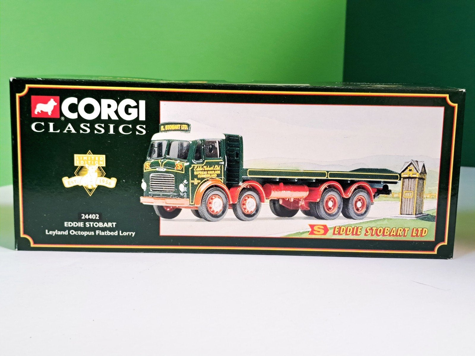 Corgi Classics Eddie Stobart Leyland Octopus Flatbed Lorry, Ophalen of Verzenden, Zo goed als nieuw, Bus of Vrachtwagen