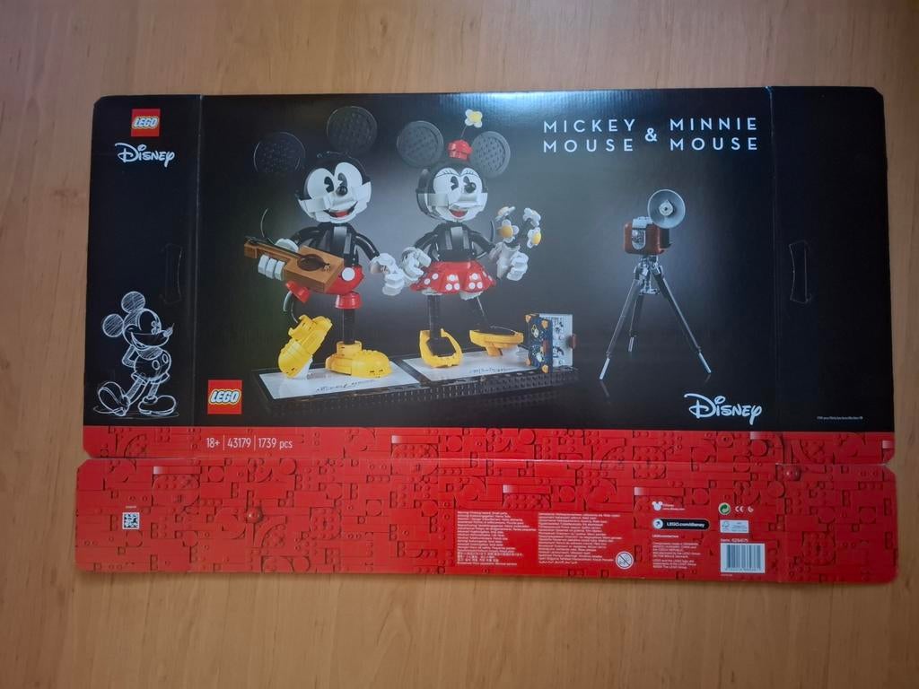 LEGO  43179 Disney Mickey Mouse & Minnie Mouse * LEGE DOOS*, Lego, Accessoire, Nieuw, Ophalen of Verzenden