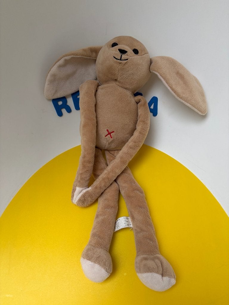 K3569 hema konijn bruin, Kinderen en Baby's, Ophalen of Verzenden, Zo goed als nieuw, Konijn
