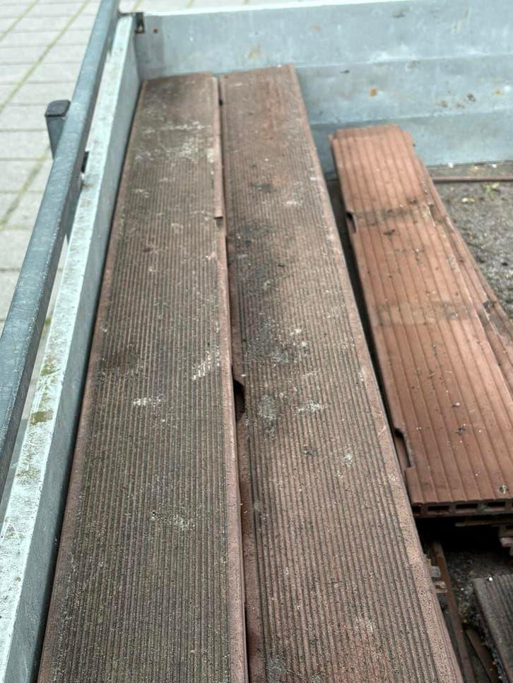 Gebruikte composiet vlonderplanken, Ophalen of Verzenden, Gebruikt, Minder dan 180 cm, Planken