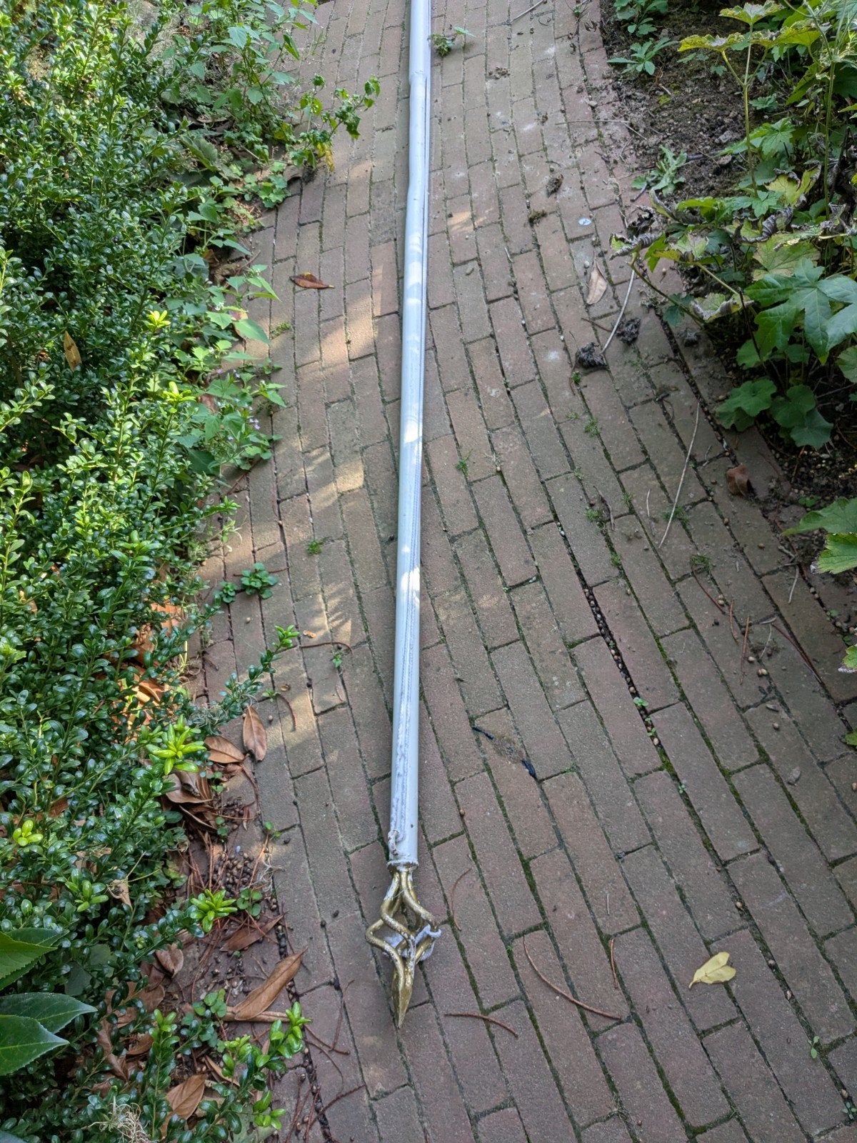Vlaggenstok, Ophalen, Gebruikt
