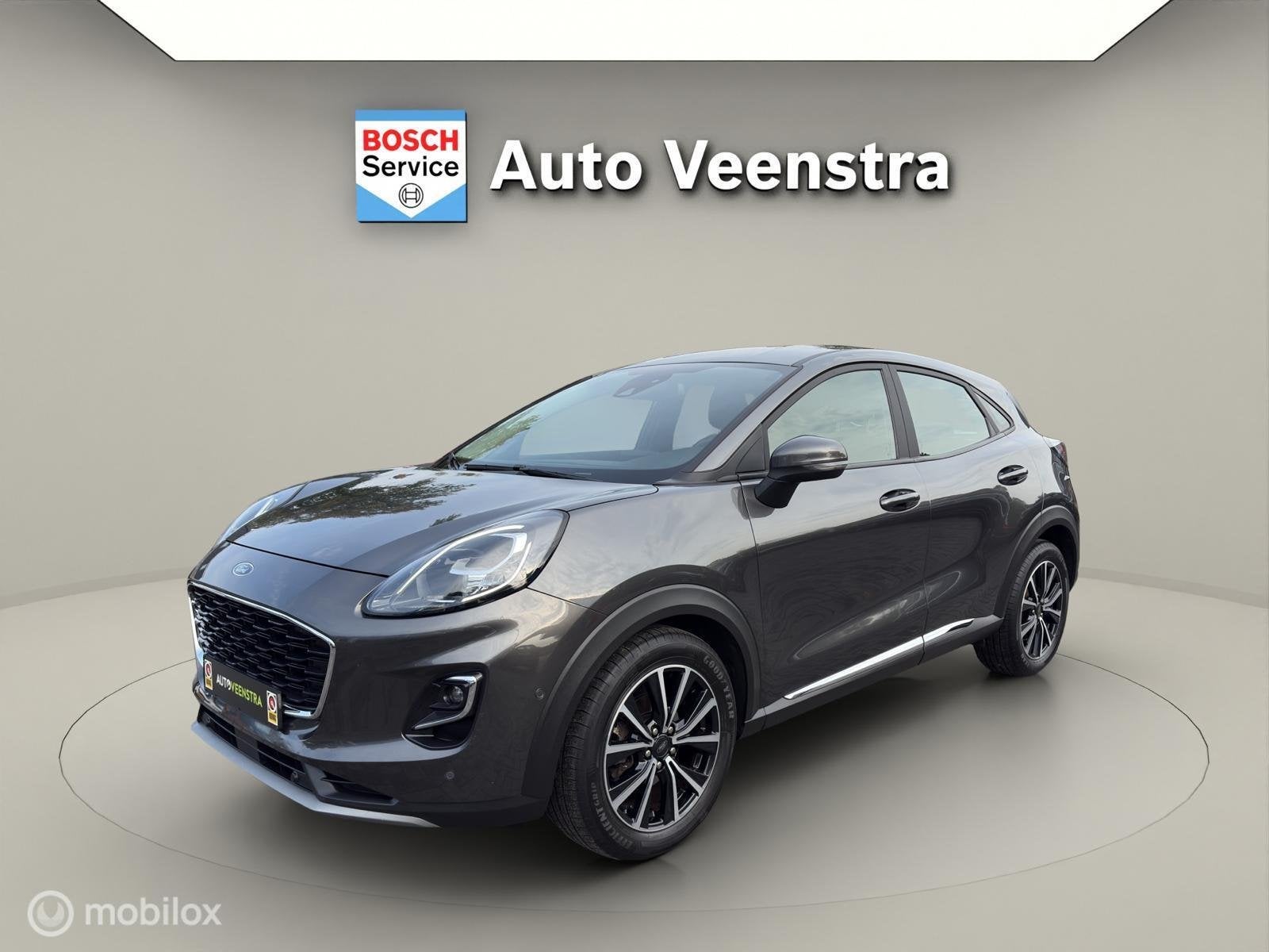 Ford Puma 1.0 EcoBoost Hybrid Titanium X|ADAPTIVE|CAMERA|LED, Voorwielaandrijving, Zwart, Bedrijf, 3 cilinders