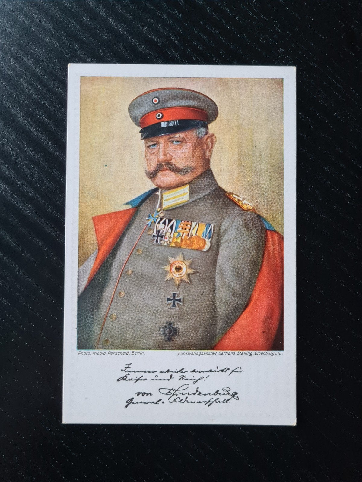 Hindenburg, Paul von Hindenburg, WO1, Postkaart, NIEUW!!, Ophalen of Verzenden, Landmacht, Duitsland, Overige typen