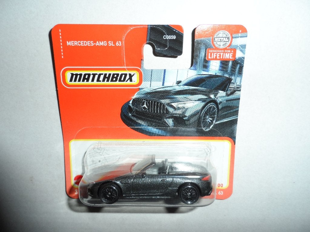 Matchbox - Mercedes-AMG SL 63 (donker-grijs) 1:64, Ophalen of Verzenden, Nieuw, Auto