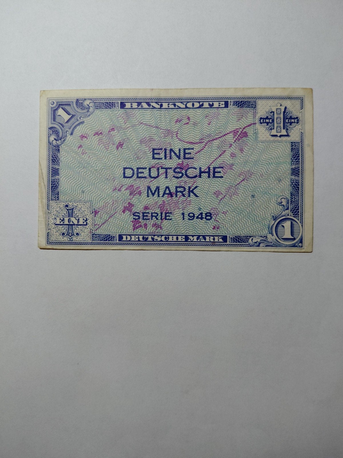 Duitse 1 mark 1948, Postzegels en Munten, Bankbiljetten | Europa | Niet-Eurobiljetten, Ophalen of Verzenden, Duitsland
