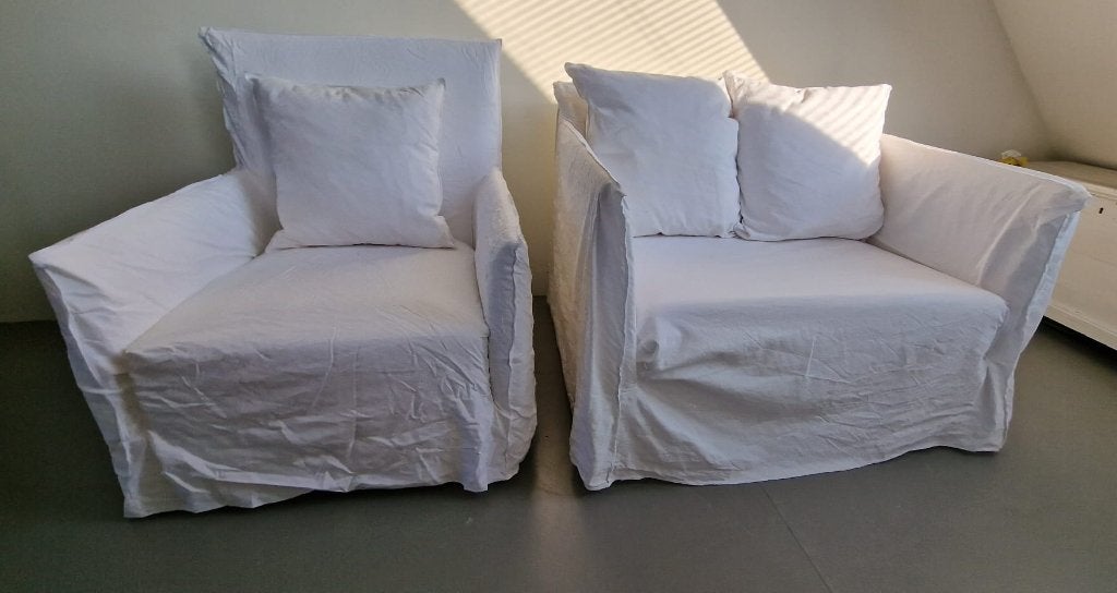 gervasoni ghost set stoel en bank 04 en 09, Ophalen, Gebruikt, Eenpersoons, 75 tot 100 cm