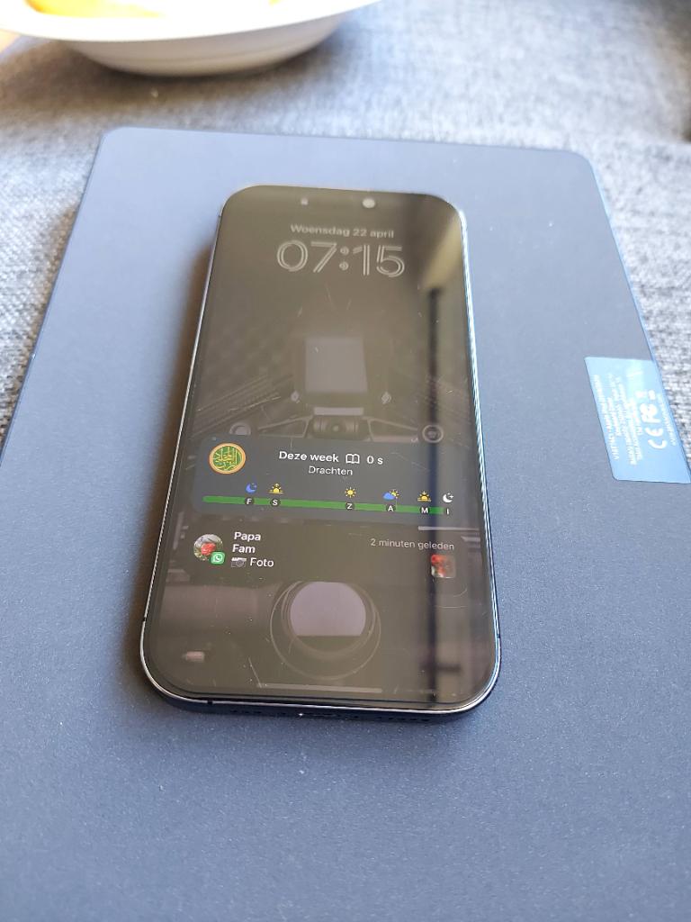Iphone 16pro, Zwart, Ophalen of Verzenden, Zonder simlock, Zonder abonnement