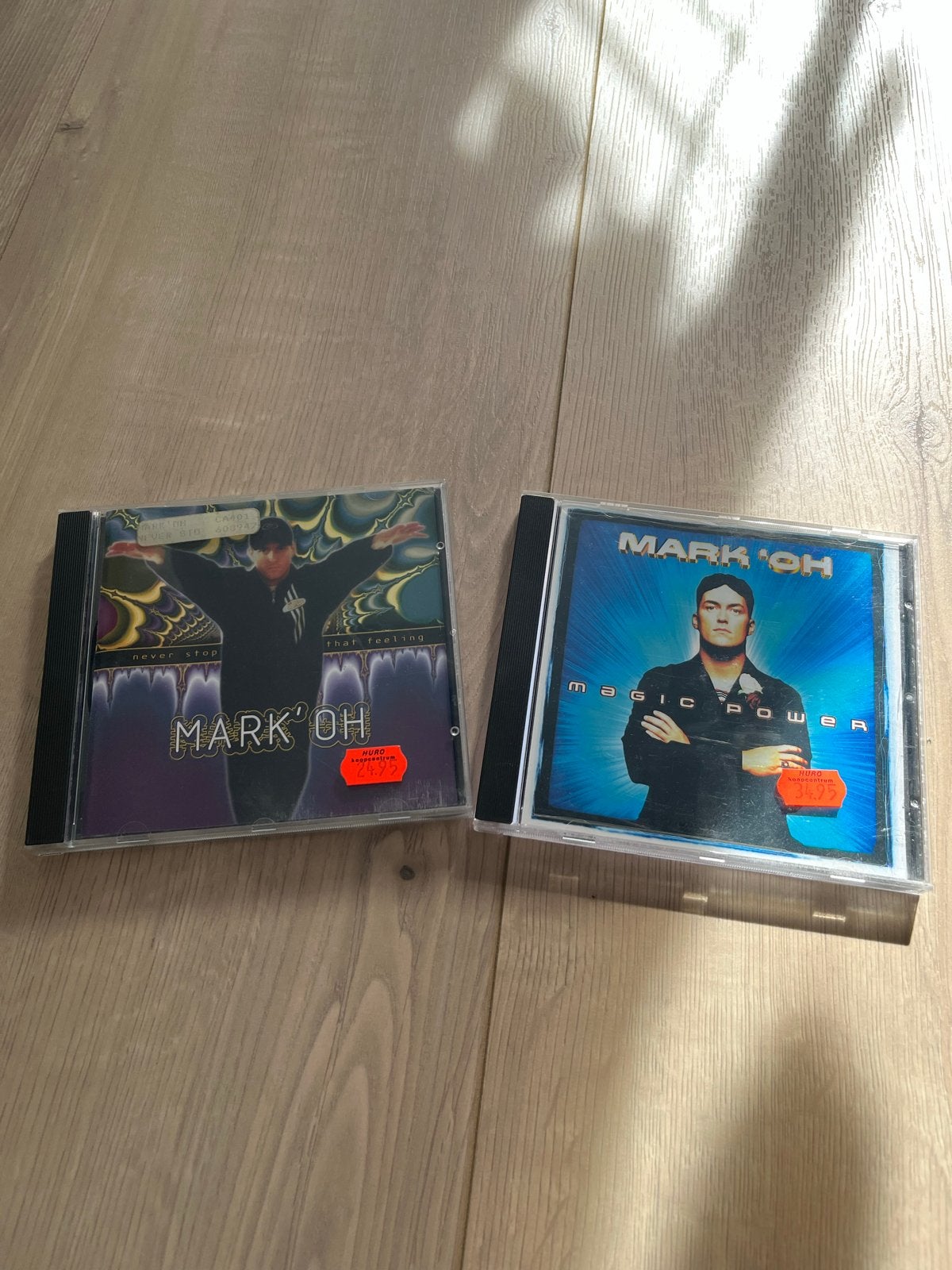 Mark 'Oh CD's: Never Stop & Magic Power, Ophalen of Verzenden, Gebruikt, Album, Inclusief doosje