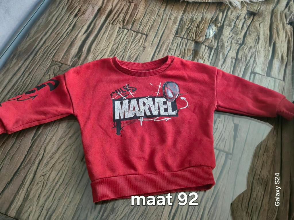 Marvel Spiderman Trui Maat 92, Gebruikt, Trui of Vest, Ophalen of Verzenden, Marvel