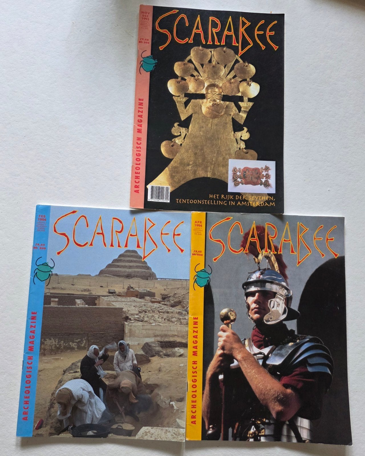 Scarabee Archeologisch Magazine - 3 nummers, Boeken, Ophalen of Verzenden