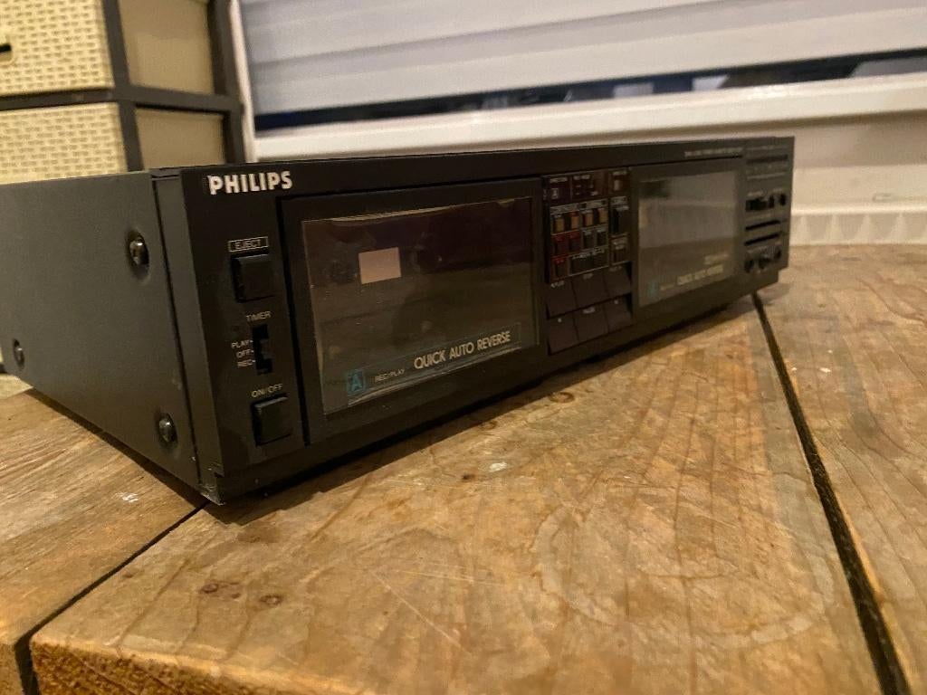 Philips cassette deck, Ophalen of Verzenden, Dubbel, Overige merken
