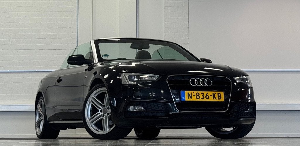 Audi A5 Cabriolet 1.8 TFSI Pro Line S Leer Led 19" LM velgen, Auto's, Audi, Voorwielaandrijving, Gebruikt, Cabriolet, 4 stoelen