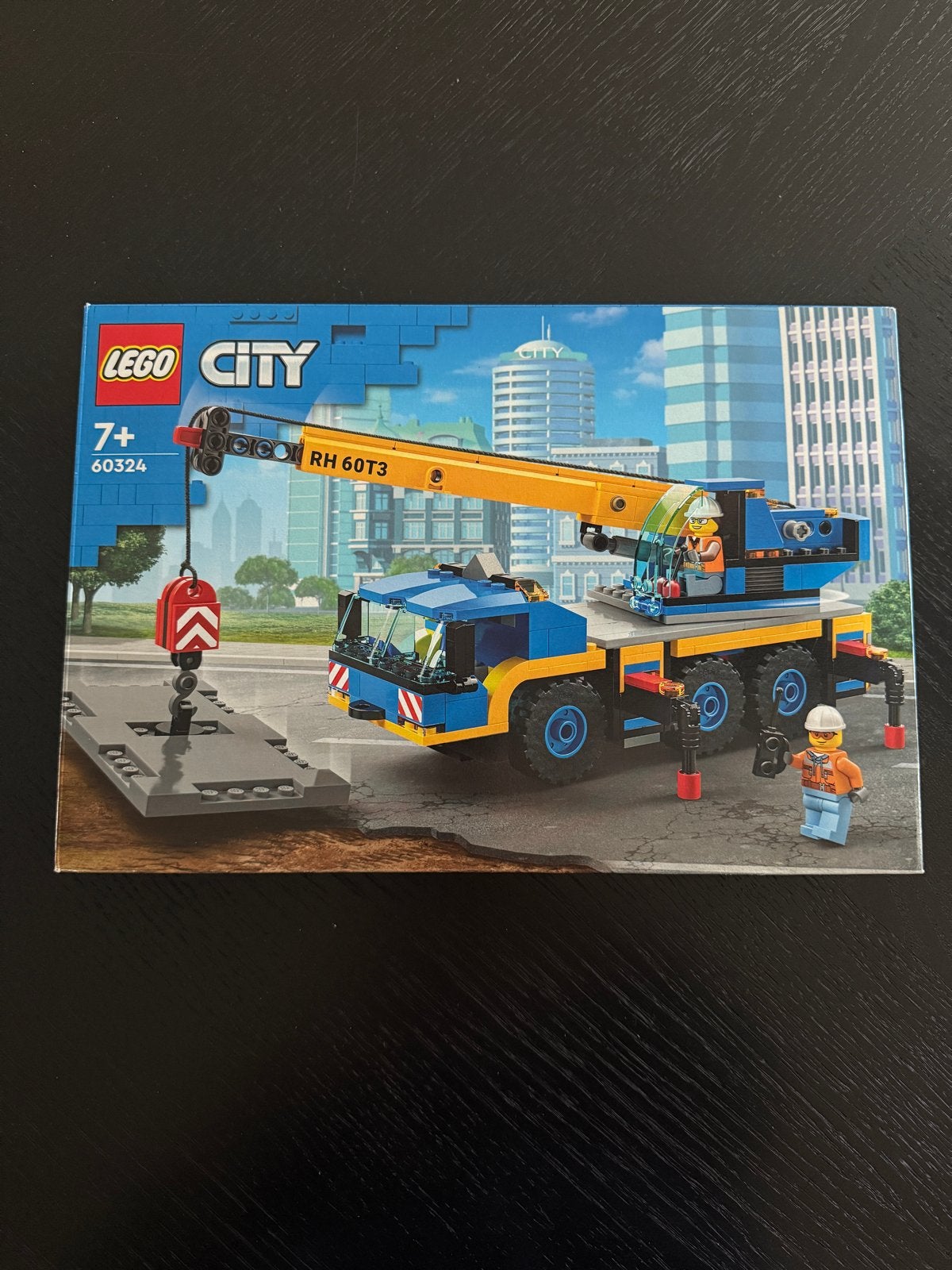 Lego City Mobiele Hijskraan (60324) - complete set, City, Lego, Ophalen of Verzenden, Zo goed als nieuw