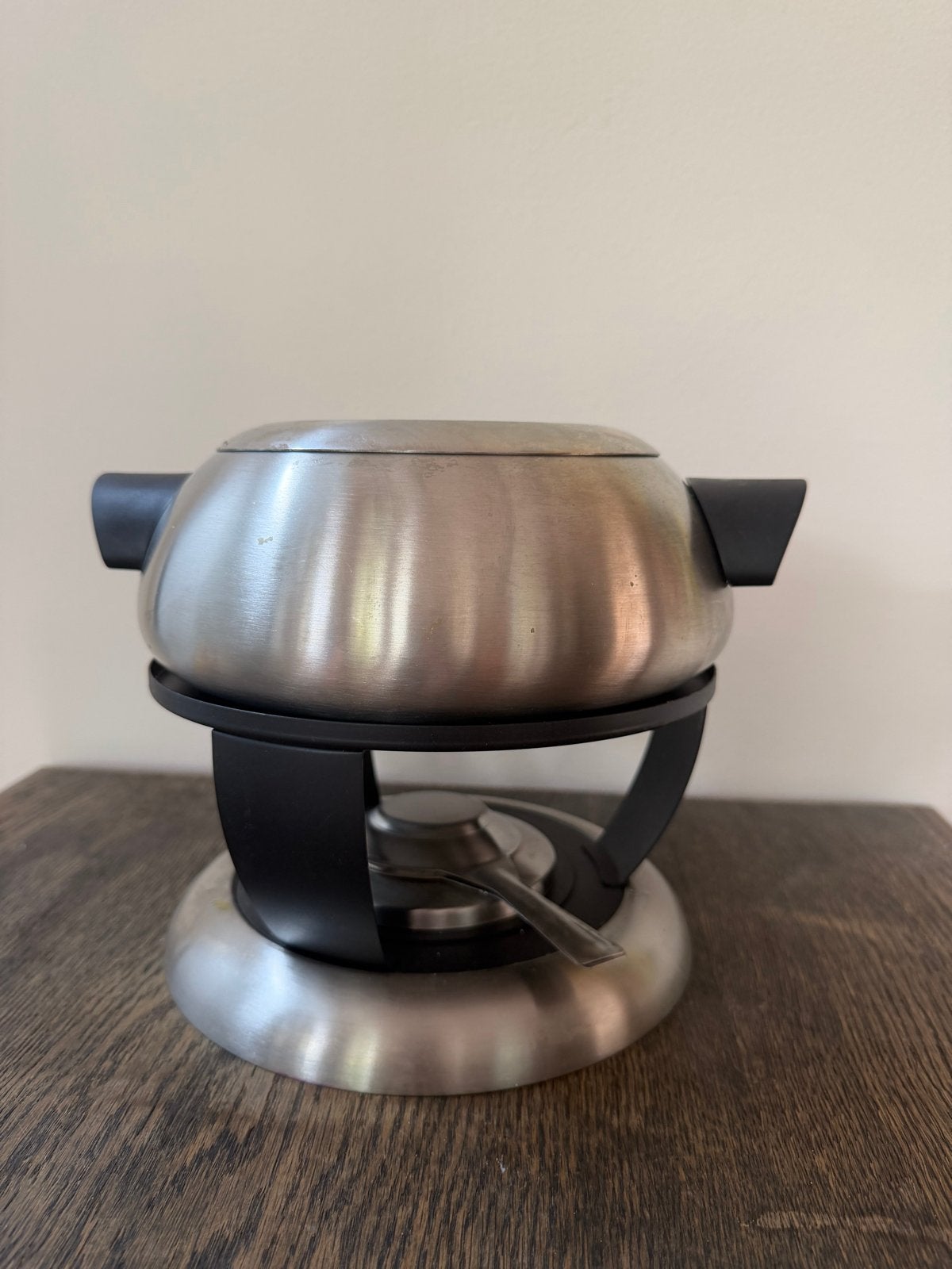 Fonduestel, Huis en Inrichting, Overige typen, Zilver, Ophalen of Verzenden, Zo goed als nieuw