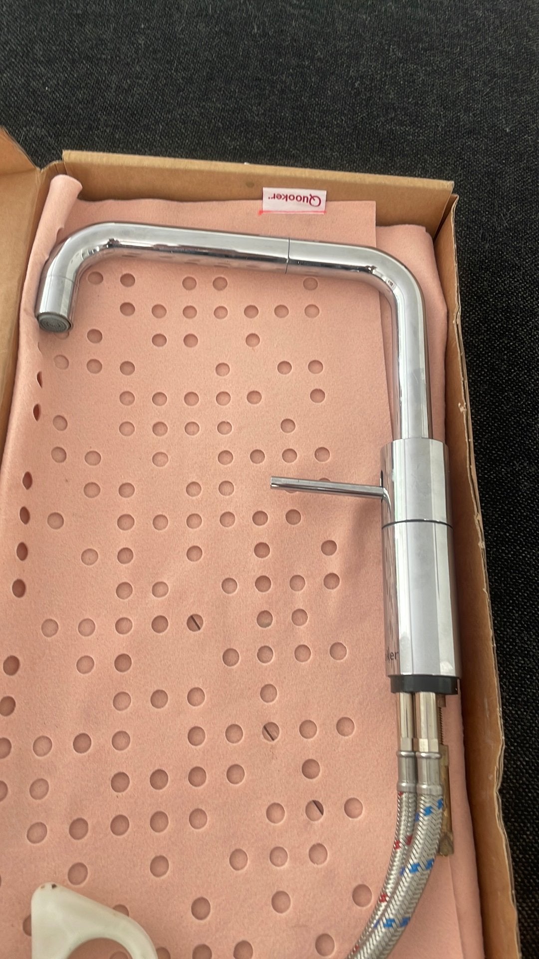 Quooker Nordic Square kraan, Ophalen of Verzenden, Gebruikt, Rvs, Kraan