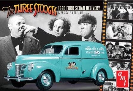 Bouwdoos 1940 Ford Delivery Tree Stooges AMT, Overige merken, Auto, Groter dan 1:32, Nieuw