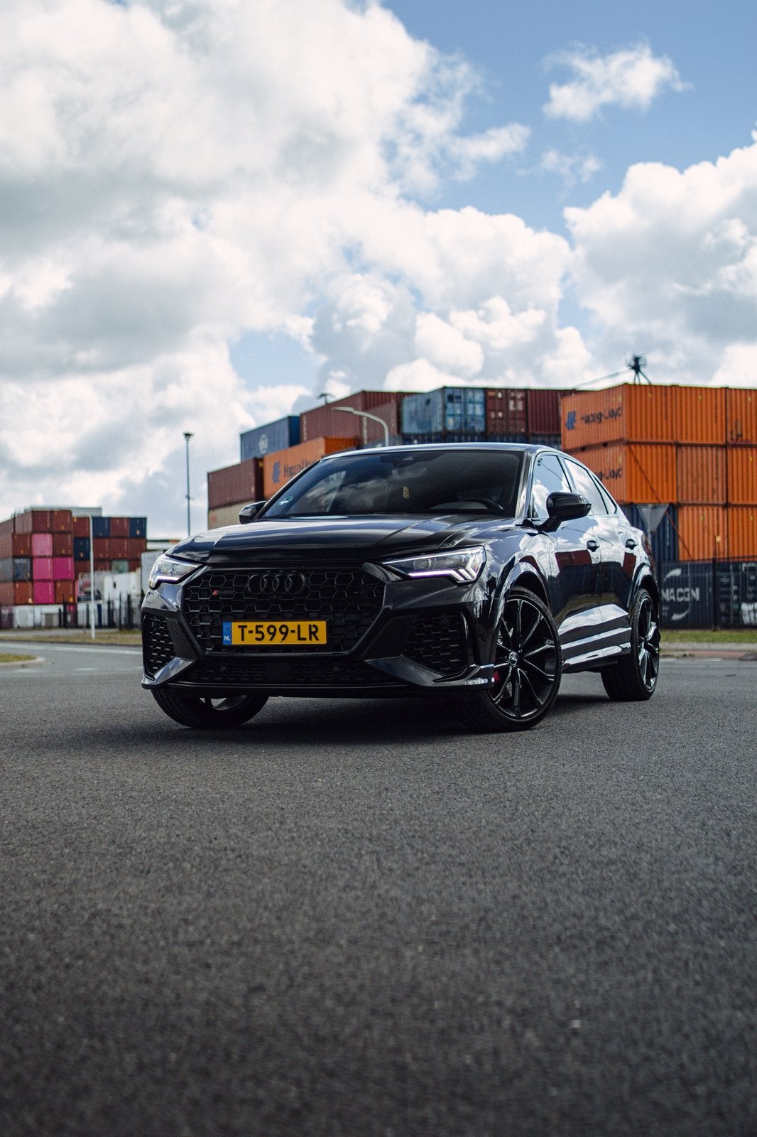 Audi Q3 RS 400pk S Tronic Quattro 2020 Zwart, Auto's, Automaat, Zwart, 1675 kg, Zwart