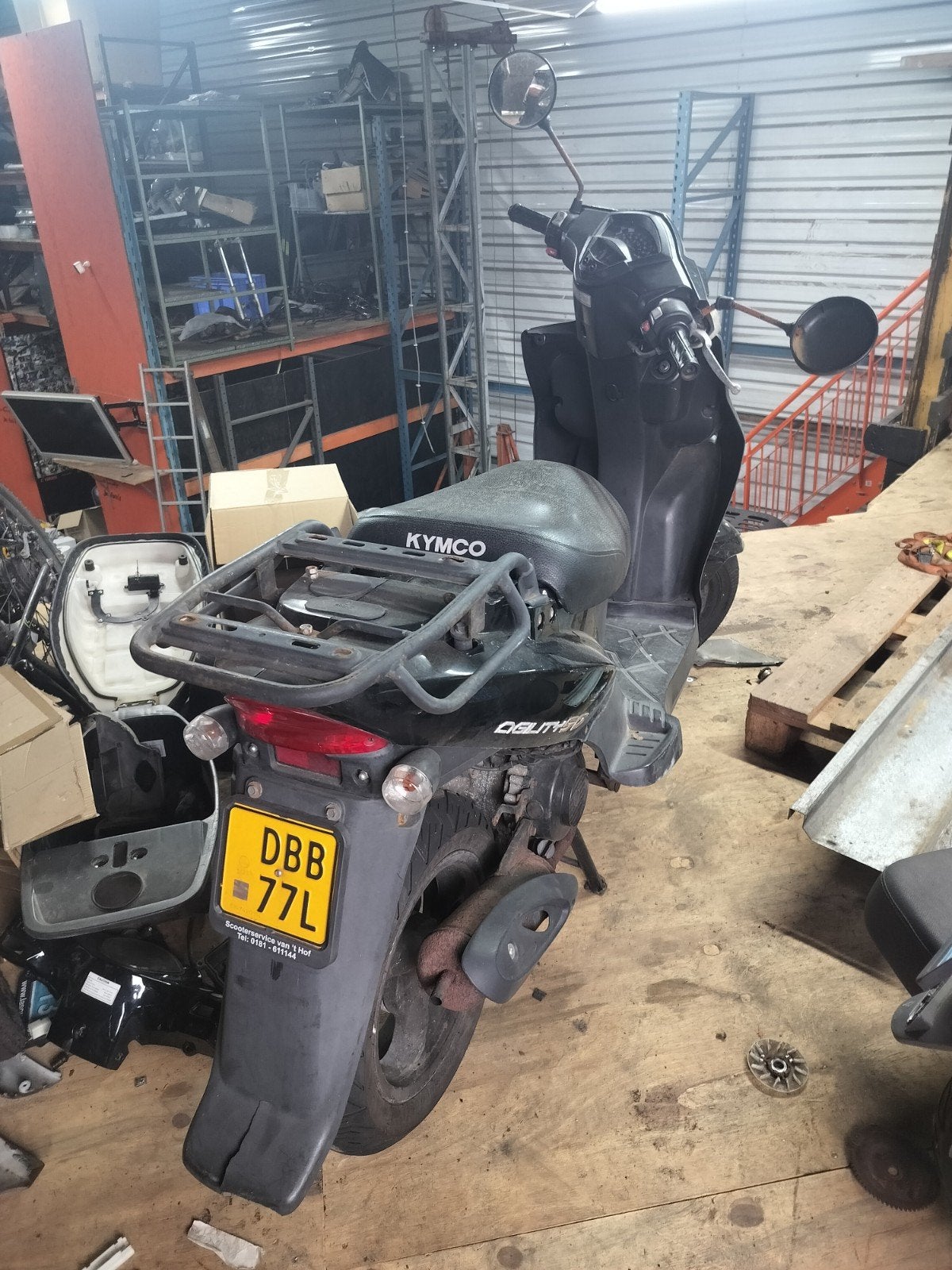Kymco agility carrier gele plaat loopt niet, Ophalen, Jax, Jax, Gebruikt