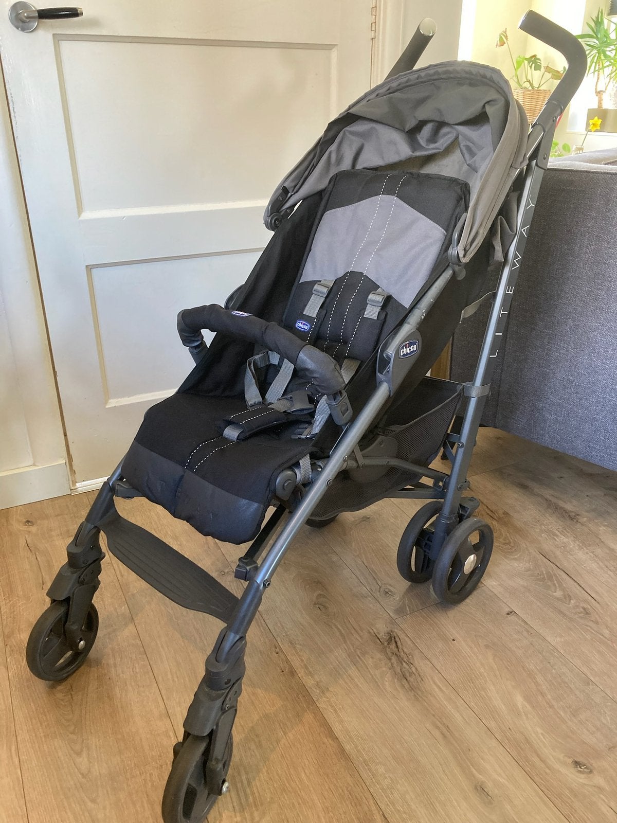 Chicco liteway buggy, Kinderen en Baby's, Ophalen, Gebruikt, Overige merken, Verstelbare rugleuning
