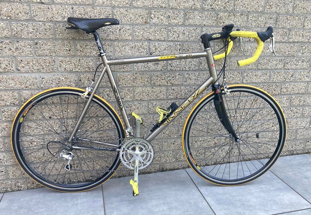 Van Tuyl racefiets, titanium, 28 inch, Gebruikt, Heren, 61 tot 65 cm