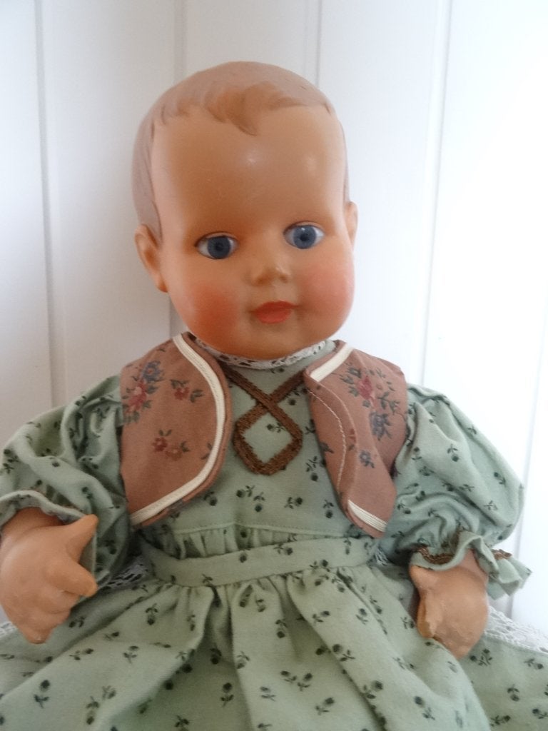 oude vintage pop, Verzamelen, Poppen, Verzenden, Gebruikt, Pop