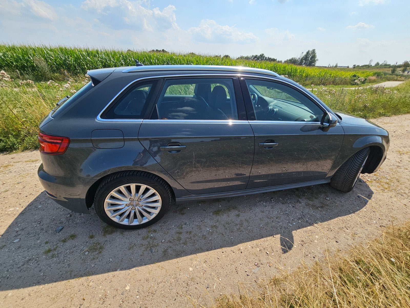 Audi A3 1.4 TFSI 204 pk E-tron S Tronic  Grijs, 4 cilinders, Leder en Stof, 1395 cc, 149 pk