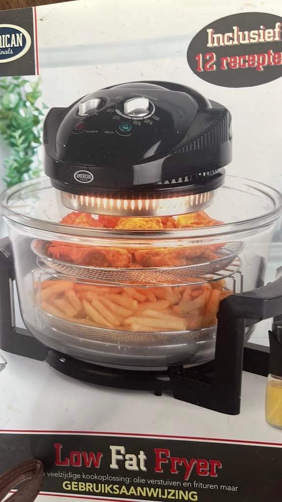 Low fat fryer, Witgoed en Apparatuur, Ophalen of Verzenden, Nieuw, Airfryer