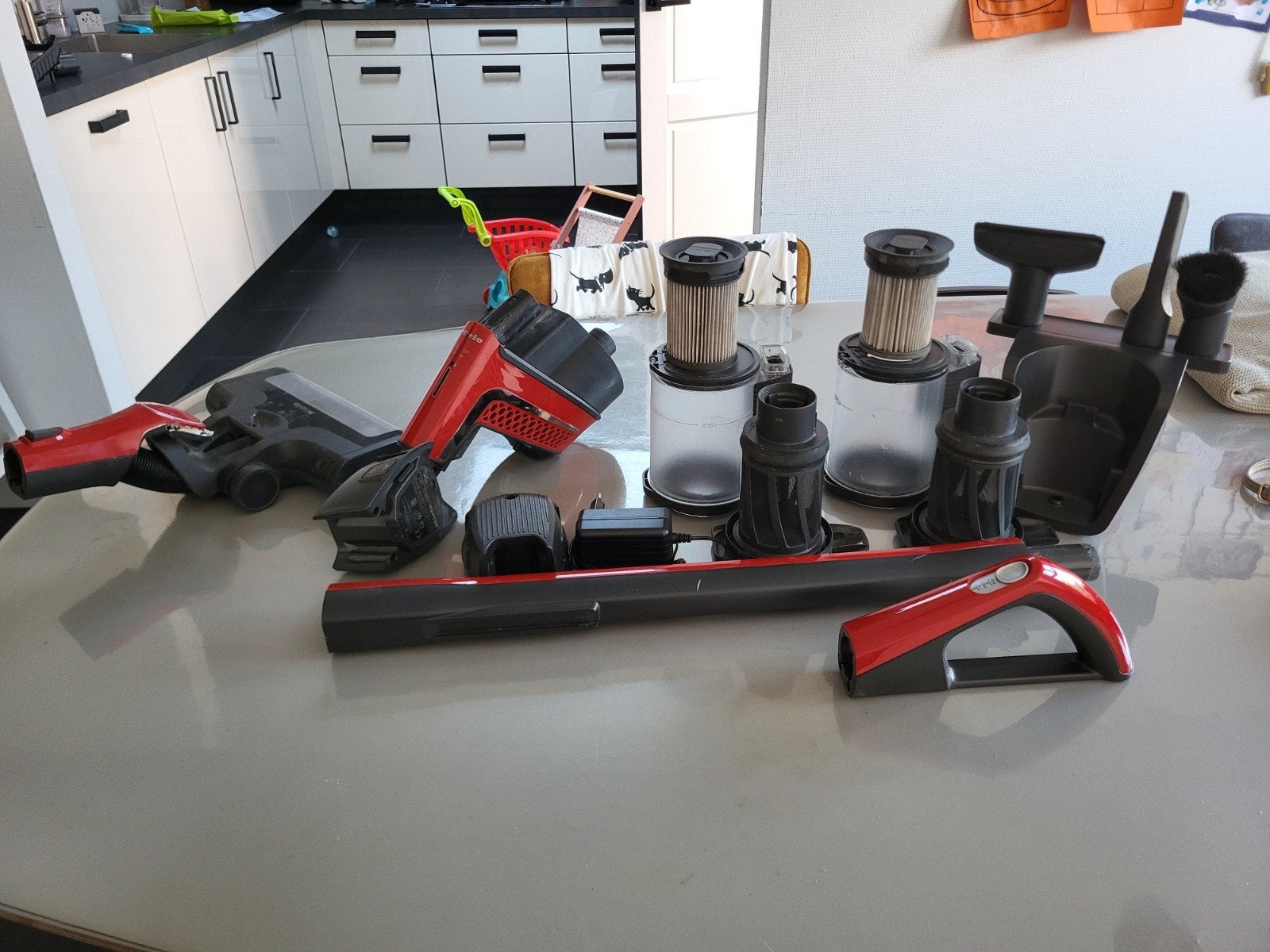 miele triflex hx1 cath en dog steelstofzuiger in onderdelen, Witgoed en Apparatuur, Stofzuigers, Gebruikt, Ophalen of Verzenden