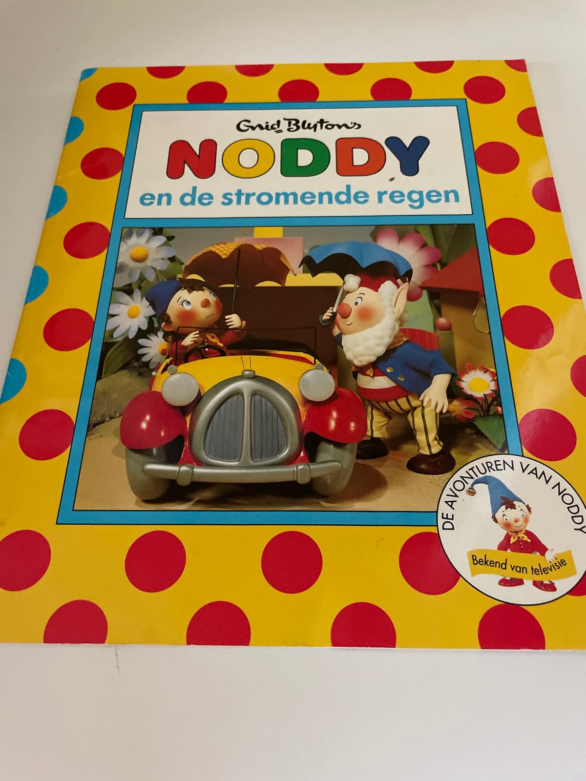 Noddy en de stromende regen - Enid Blyton, Gelezen, Jongen of Meisje, Ophalen of Verzenden, Voorleesboek