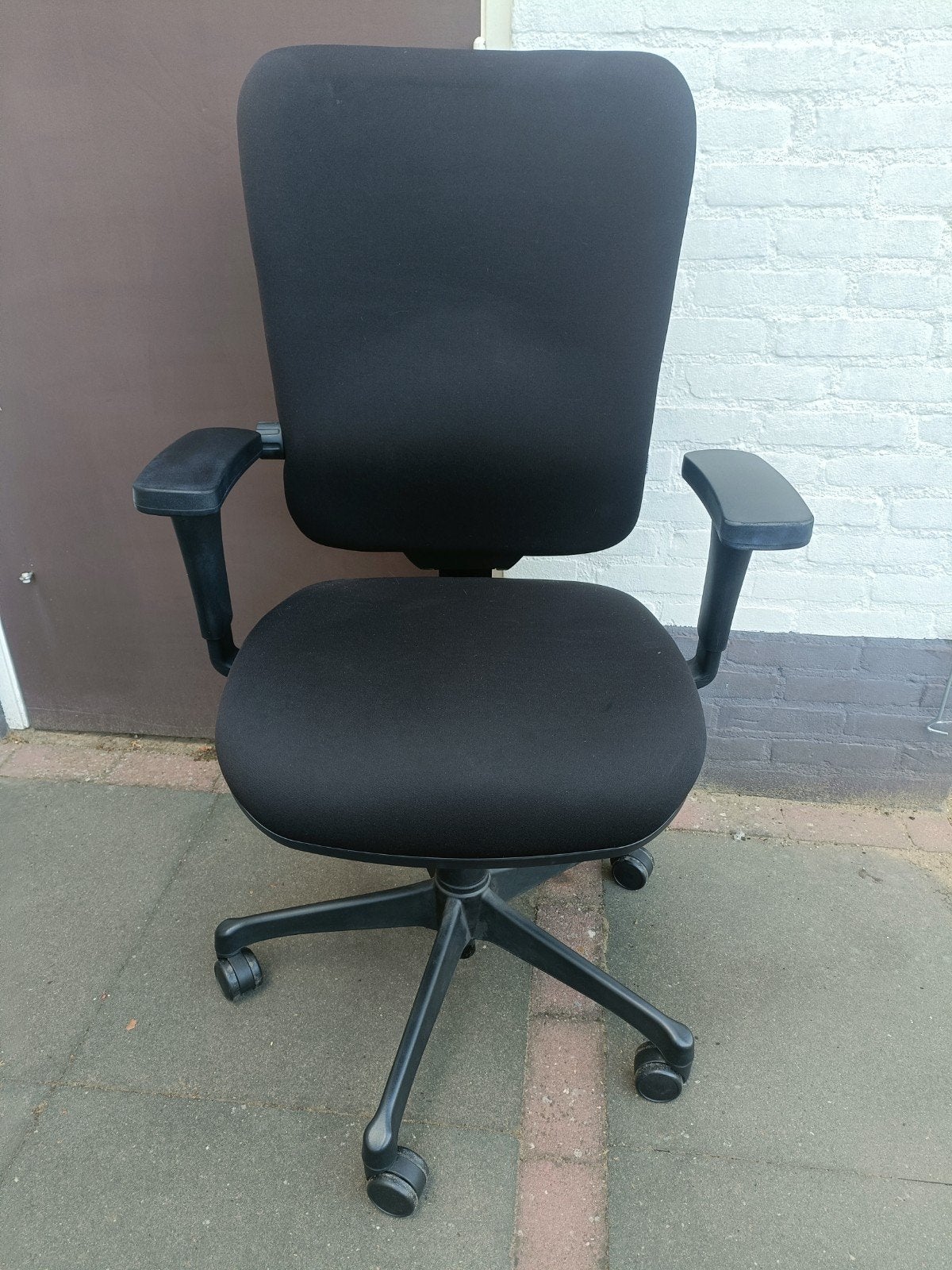 Realspace Ergonomische Bureaustoel Venice - Zwart, Ophalen, Gebruikt, Zwart