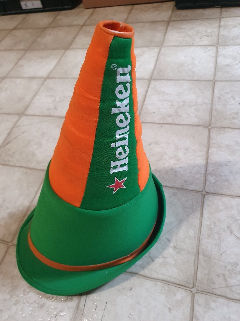 uitschuifbare roepToeter Hoed van Heineken, Verzamelen, Sportartikelen en Voetbal, Ophalen, Feyenoord, Shirt