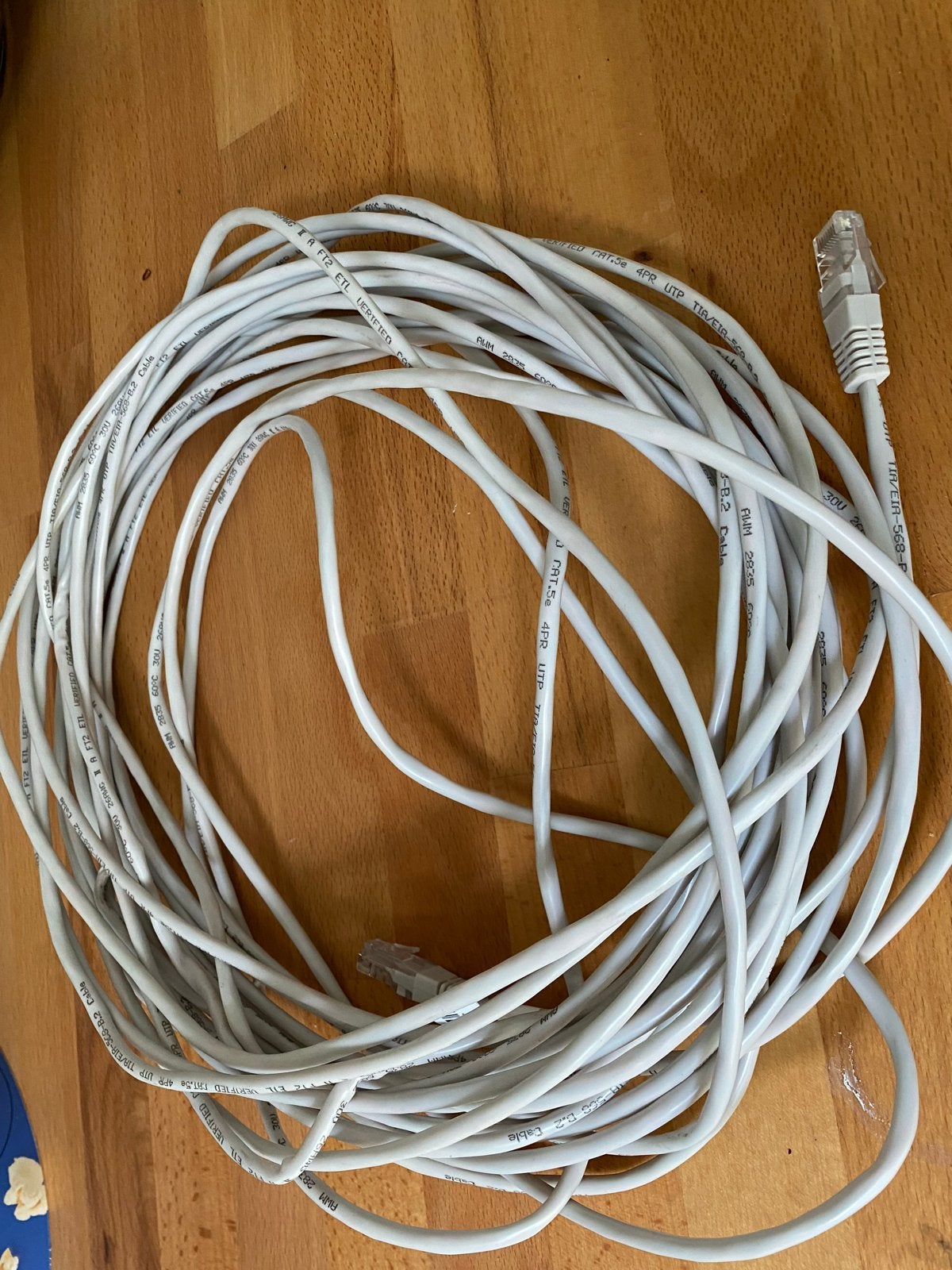 UTP CAT.5e netwerkkabel - 4PR - 300V, Ophalen of Verzenden, Gebruikt