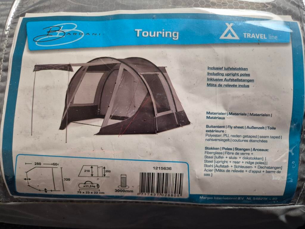 Bustent Bardani Touring zgan, Caravans en Kamperen, Tenten, Ophalen, Zo goed als nieuw