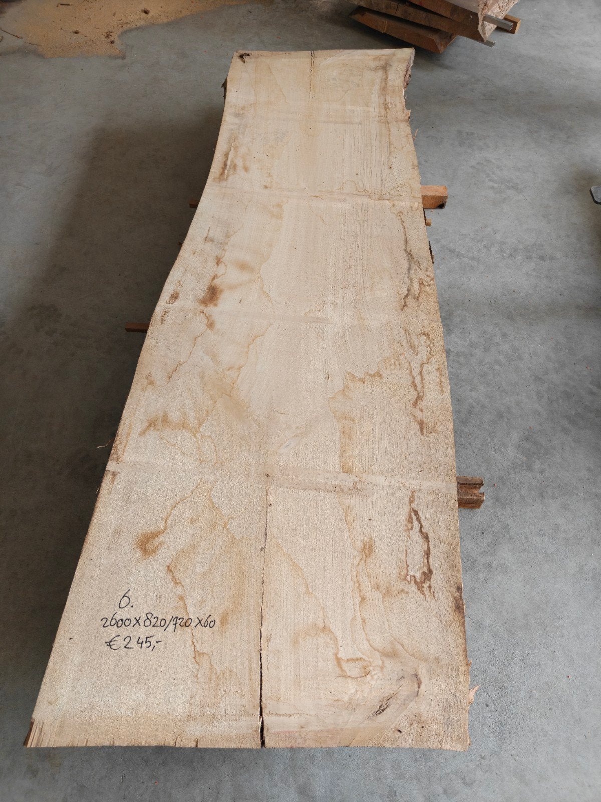 Populieren Boomstam bladen. Gedroogd. boomstamtafel, Ophalen, Nieuw, Plank, Minder dan 200 cm
