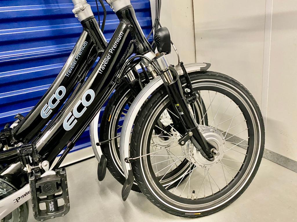 EcoTraveller elektrische vouwfietsen, Fietsen en Brommers, Fietsen | Vouwfietsen, Versnellingen, Ophalen of Verzenden, Zo goed als nieuw