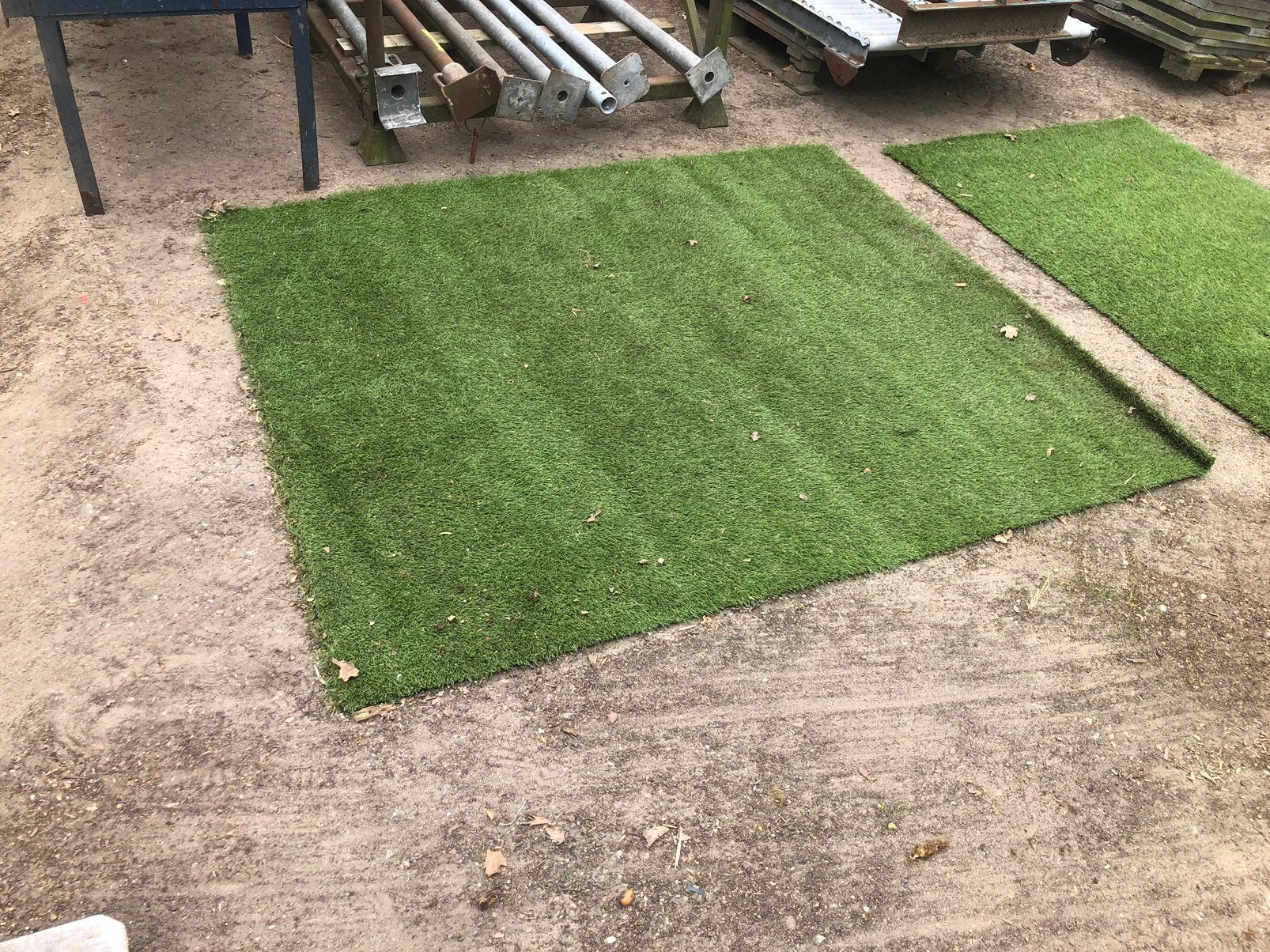 Kunstgras 200 cm x 175 cm, Tuin en Terras, Gras en Kunstgras, Ophalen, Gebruikt, Minder dan 10 m², Kunstgras