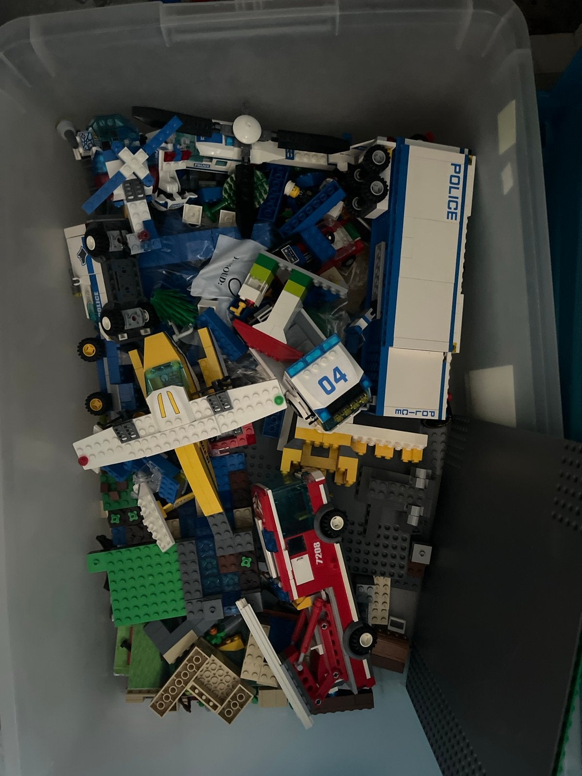 Grote doos met diverse Lego City en andere sets, Lego, Ophalen of Verzenden, Meerdere sets, Complete set