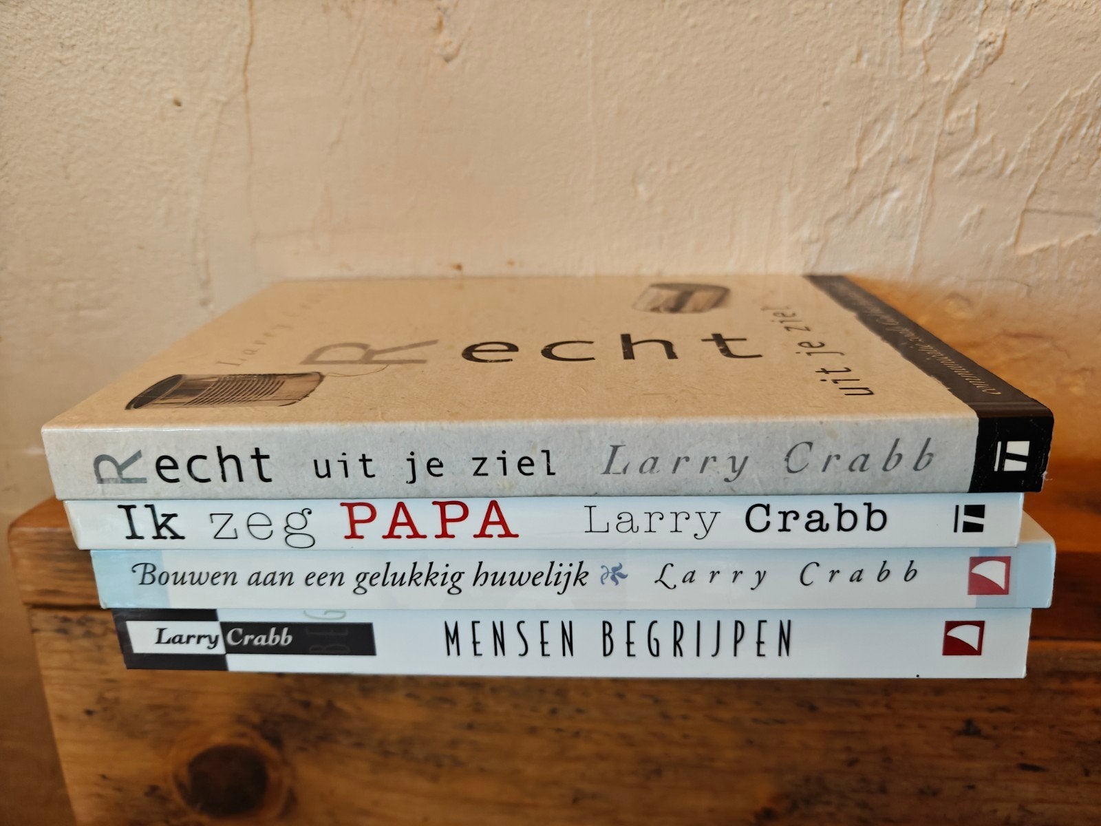 4 Boeken van Larry Crabb., Boeken, Ophalen of Verzenden, Zo goed als nieuw