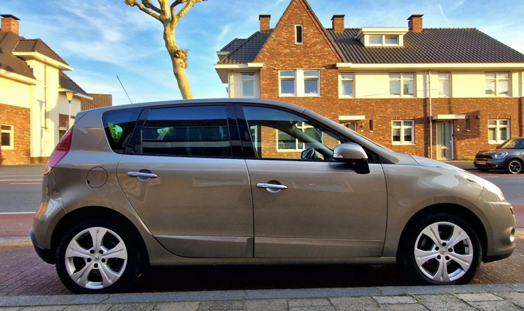 Renault Scénic 1.4 TCE 96KW. Nieuwe APK!, Stof, 4 cilinders, Bruin, 14 km/l