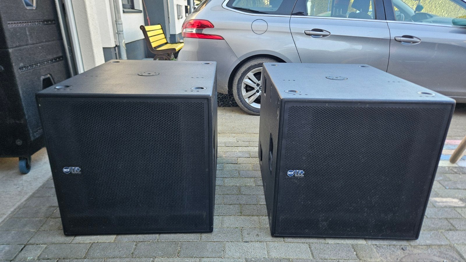 2x RCF TTS28-a active Subwoofer 2x18" dubble, Ophalen, Gebruikt, Subwoofer, Overige merken
