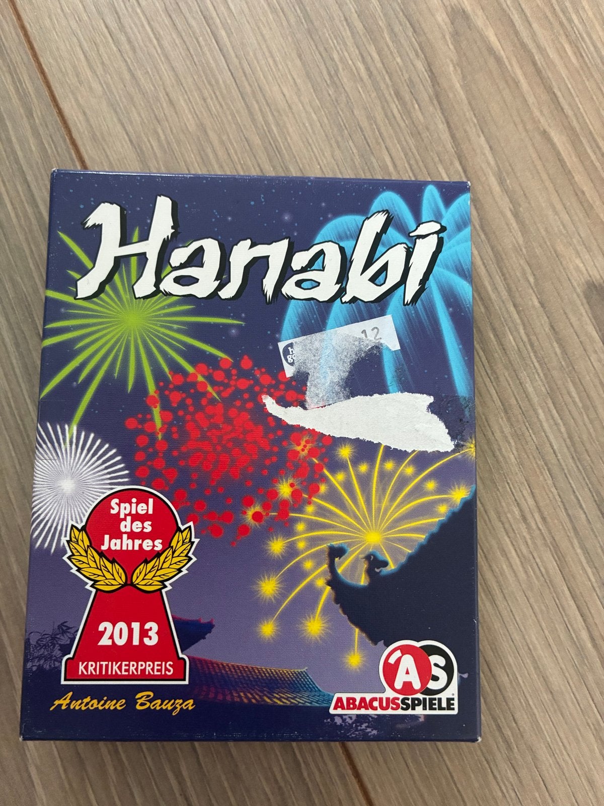 Hanabi Bordspel - Winnaar Spiel des Jahres 2013, Een of twee spelers, Ophalen, Gebruikt