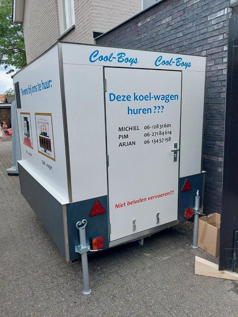 Koelwagen, koelaanhanger te huur, Ophalen of Verzenden, Nieuw, Overige